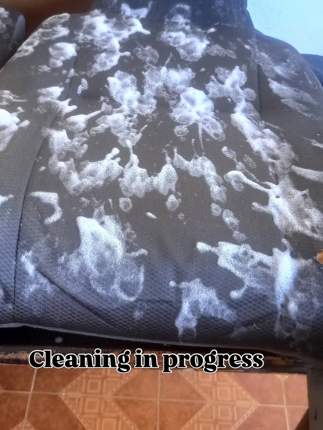 Car seat cleaning